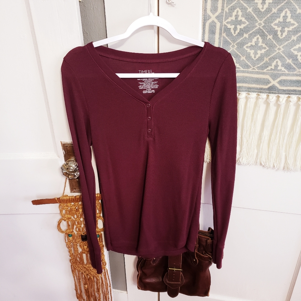 🍁 Cozy Thermal Henley 🍁